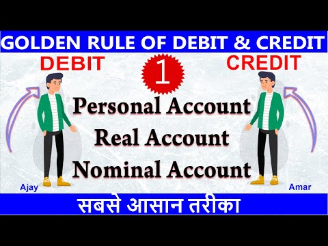 #1 Journal Entries | Concept Behind Rules of Debit and Credit | Golden Rules of Accounts | Class 11