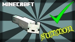 MINECRAFT | How to Summon the White Arctic Snow Fox! 1.15