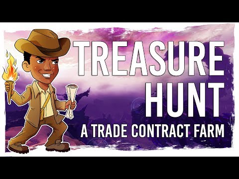 Guild Wars 2 Path of Fire -Treasure Hunt Farm-The Best Source of Trade Contracts