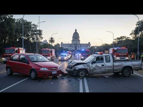 Trágico choque frontal en la Ruta 151 deja dos muertos