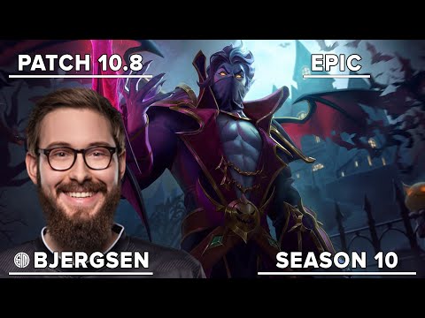 Bjergsen - Kassadin vs Twisted Fate Mid - Patch 10.8 Season 10