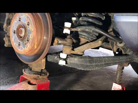 Mercedes W163 ML. how to change rear sway bar drop link removal and replacement