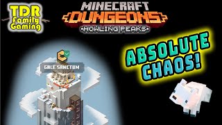 ABSOLUTE CHAOS!! GALE SANCTUM Howling Peaks DLC Minecraft Dungeons