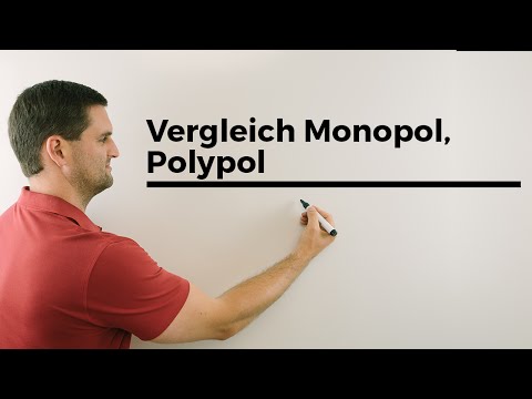 Vergleich Monopol, Polypol, Preis-Absatz-, Kosten-, Erlös-, Gewinnfunktion
