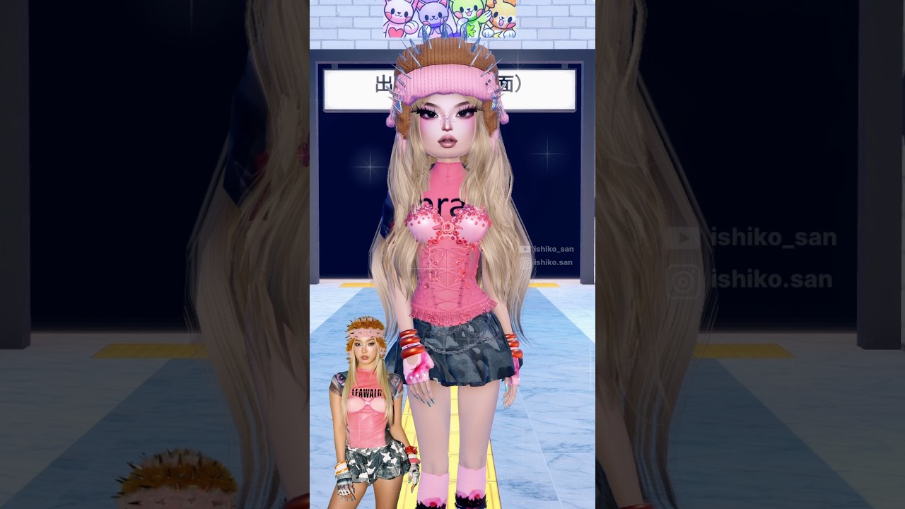 YOONCHAE PINKY UP OUTFIT TUTORIAL IN DTI!!💗 #dresstoimpress