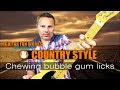 Bubble Gum Country Licks Guitar Lesson
