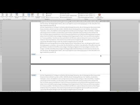 Word: Seitenzahlen mit römischen und arabischen Ziffern - Wissenschaftliches Arbeiten Tutorial