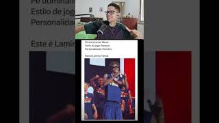 LAMINE YAMAL TEM UM POUCO DE CADA JOGADOR LENDÁRIO! (REACT) #shorts #lamineyamal #futebol