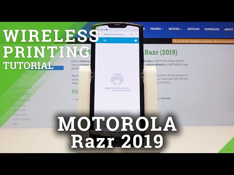 How to Connect Printer with MOTOROLA Razr 2019 – Wireless Printing