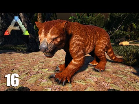 Terminamos a VIAGEM e Domamos um Leão Marsupial  - ARK  Crystal Isles - #16