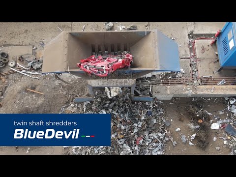 Zato | Twin Shaft Shredder: Processing mixed scrap for optimal separation