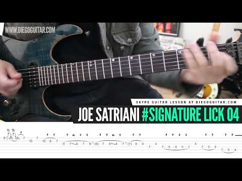 Joe Satriani Signature Lick 04 - from the song Always With Me Always With You - B Aeolian