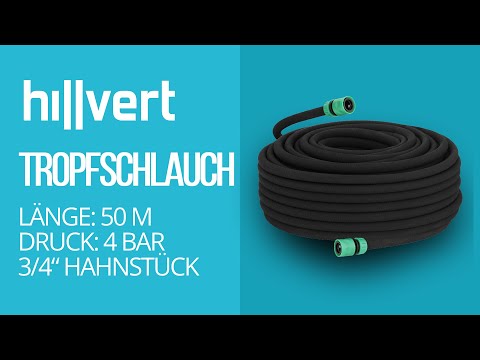 Video - Tropfschlauch - 50 m + Hahnstück