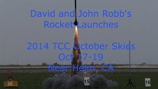 preview picture of video '2014 Oct TCC October Skies - David and John Robb's Rocket Launches'