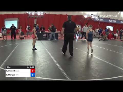 38 Kg Rr Rnd 1 - Keegan Bassett, Young Guns Vs Perry Morgan, Kobra Kai Training
