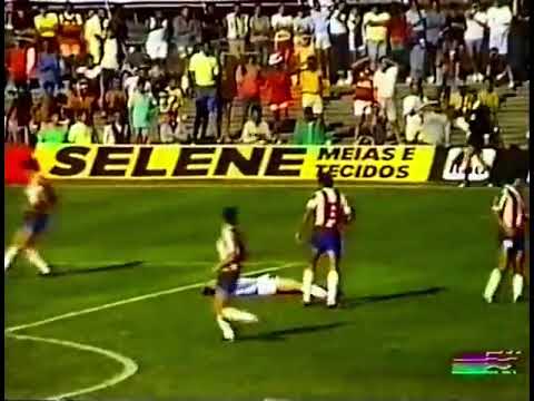 Copa América 1989: Argentina 0-0 Paraguay (16/07/1989). Narración en inglés.