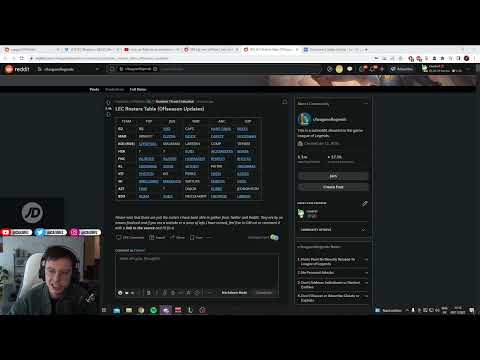 Caedrel on Hans Sama returning to LEC #HansSama