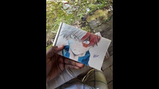 Colored Shoto Todoroki Timelapse