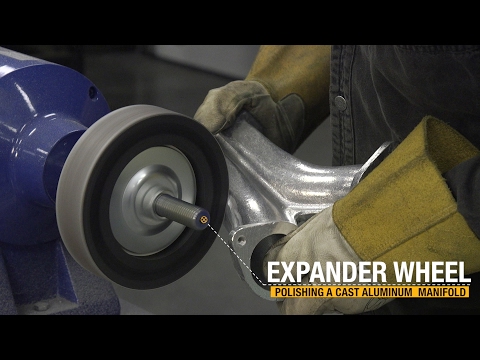 How to Polish a Cast Aluminum Manifold by Using an Expander Wheel - Eastwood