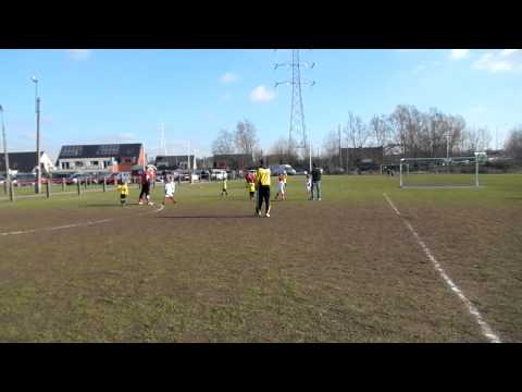 u6 tenstar melle - u6 vsv gent: 5-5