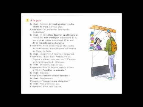 Dialogue En Français Nº:09 - Faire une réservation - à la gare