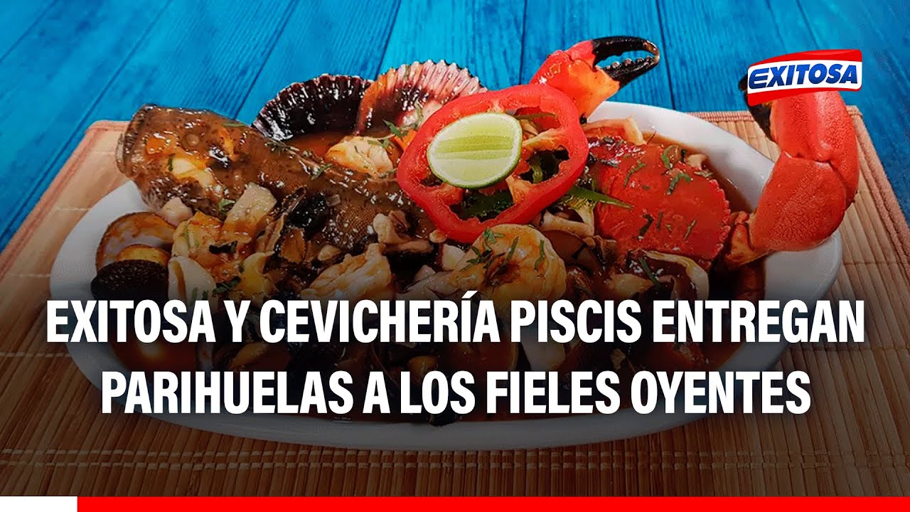 🔴🔵 Exitosa y cevichería Piscis entregan parihuelas a los fieles oyentes