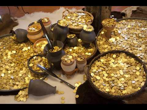 The moment of finding the treasures that the whole world is after