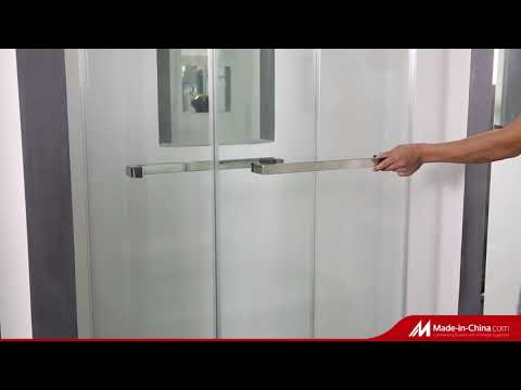 Construction &  Decoration Expo Exhibits----Elegant Matt Double Sliding Shower Enclosure