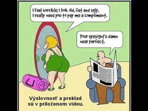 Vtip o manželoch.. Jedna anglická fráza denne. To zvládneš!