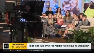 Kids come to KDKA-TV for Bring Your Kid to Work Day