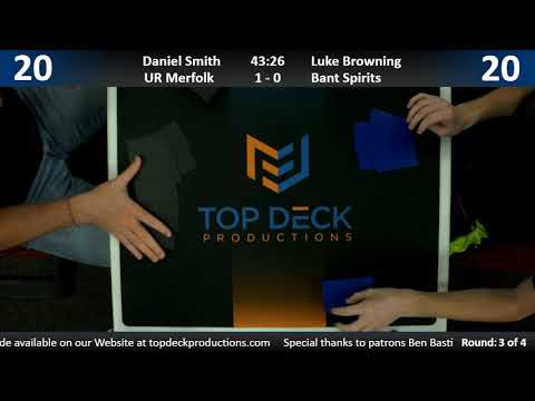 Modern w/ Commentary 10/4/18: Daniel Smith (U/R Merfolk) vs. Luke Browning (Bant Spirits)
