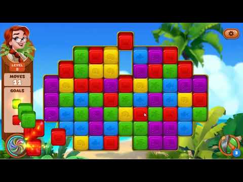 Lost Island Blast Adventure Level 8 No Boosters