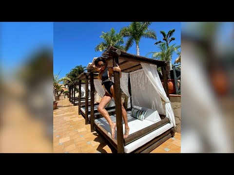 Lorena Castell disfruta de un merecido descanso por Tenerife