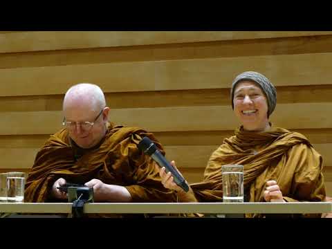 Ajahn Brahm: "The Right Approach to Jhana" Guided Med, Dhamma Talk, Q&A in Oxford (Wolfson) 14.11.23