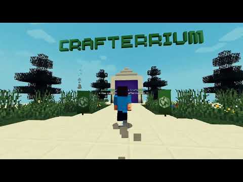 Обложка видео-обзора для сервера Crafterrium