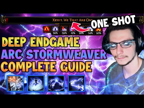 COMPREHENSIVE Arc Stormweaver Build Guide (Deep Endgame) | POE 2 Sorceress Build Guide