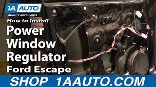 How to Replace Window Regulator 01-07 Ford Escape