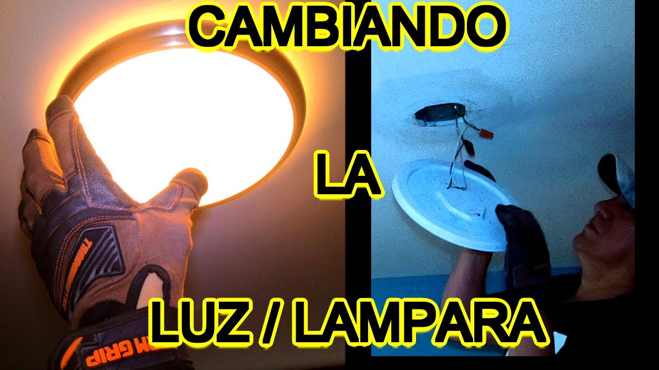 Como Cambiar la Luz🔥/Lampara de la Habitación