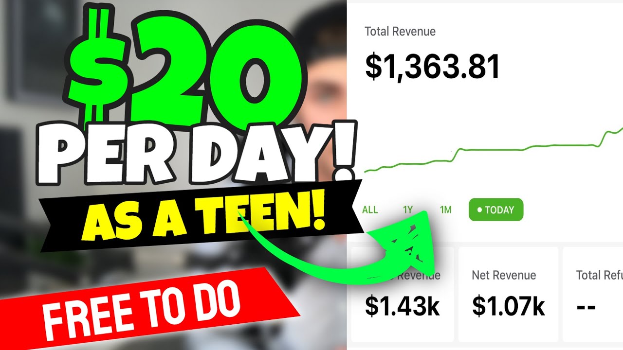 4 Ways To Make $20/Day Online As A Teen (FREE in 2024)
