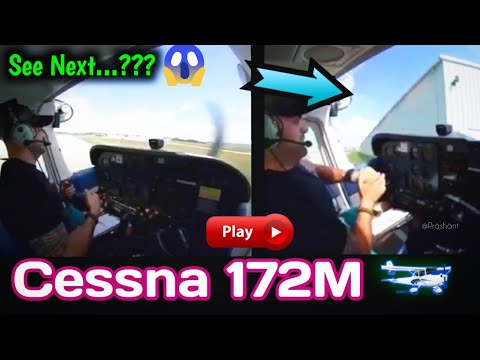 ✅Cessna🛩 Crashed into the Side of Hangar | Toronto, CANADA | #Cessna172M | 🛑Aug 2020 #aviation