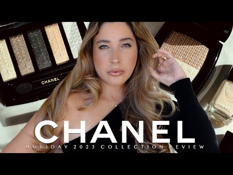 COLEÇÃO CHANEL HOLIDAY 2023: Paleta de sombras LUMIERE GRAPHIQUE, DUO LUMIERE Highlighter REVIEW