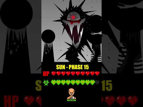 HP, INFECTION Bar SUN in Sprunki Phase 1- 17 | Different Phases #sprunki #incredibox