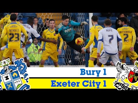 Bury 1-1 Exeter City (7/2/15) - Sky Bet League 2 Highlights 2014/15
