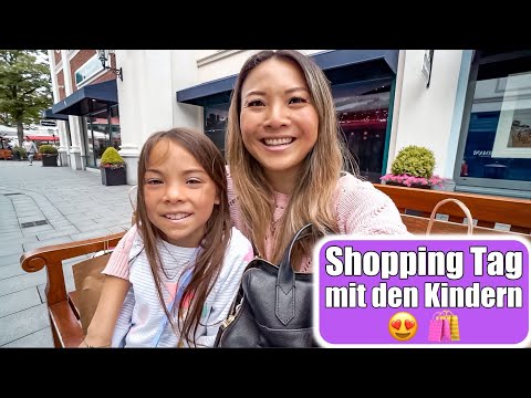 Ich raste aus 😱 Shopping Tag mit den Kindern! XXL Outlet Sommer Fashion Haul VLOG | Mamiseelen