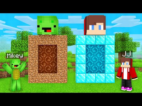 Mikey POOR Portal vs JJ RICH Portal Challenge in Minecraft! (Maizen)