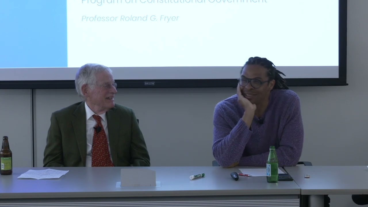 Roland Fryer on the Race and Policing in America