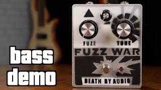Video thumbnail for Death By Audio Fuzz War Bass Demo by The Bass Channel