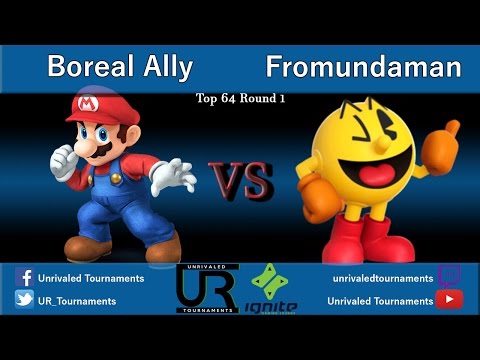 Southern Ohio Smash  Top 64 Round 1 - Boreal Ally (Mario) vs Fromundaman (Pac Man)