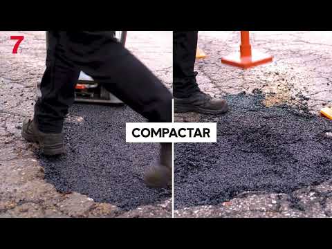 Asfalto frio HABILFIX ® - Veja como reparar um buraco em 30 segundos