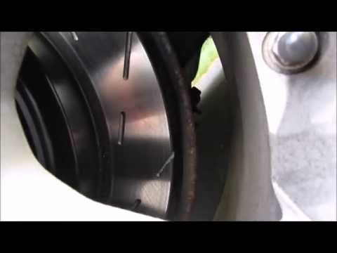 Acura MDX with EBC Ultimax Slotted Rotors and Green Stuff Brake Pads Mounted